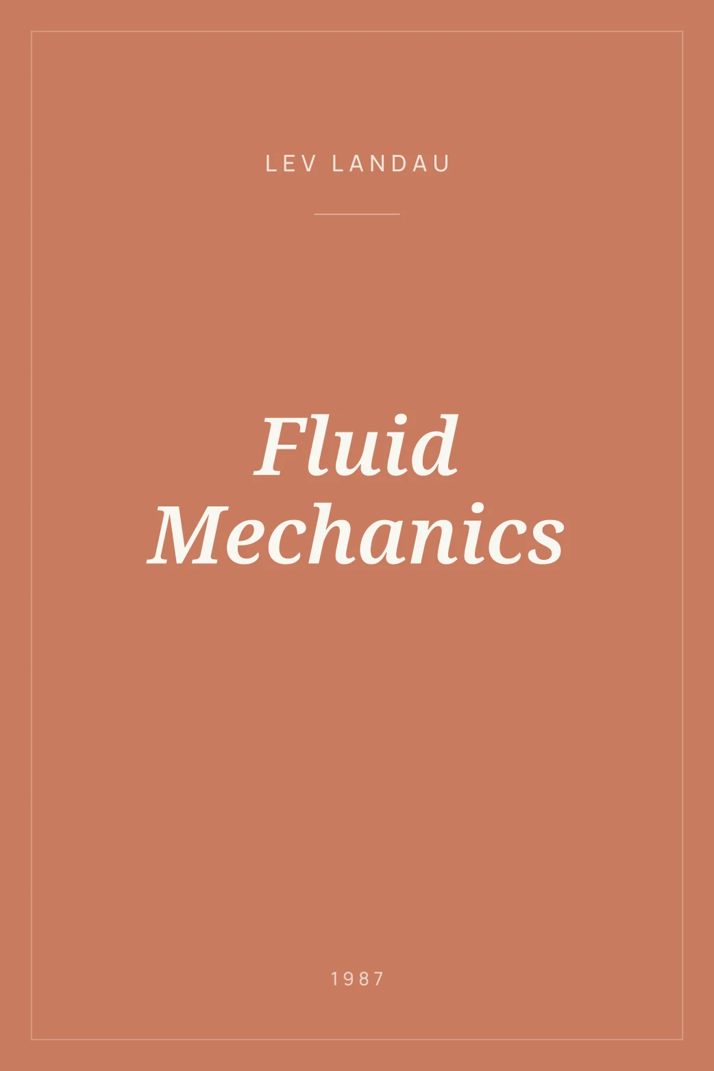 Portada de Fluid Mechanics