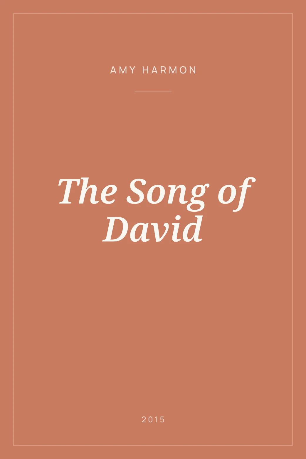Portada de The Song of David
