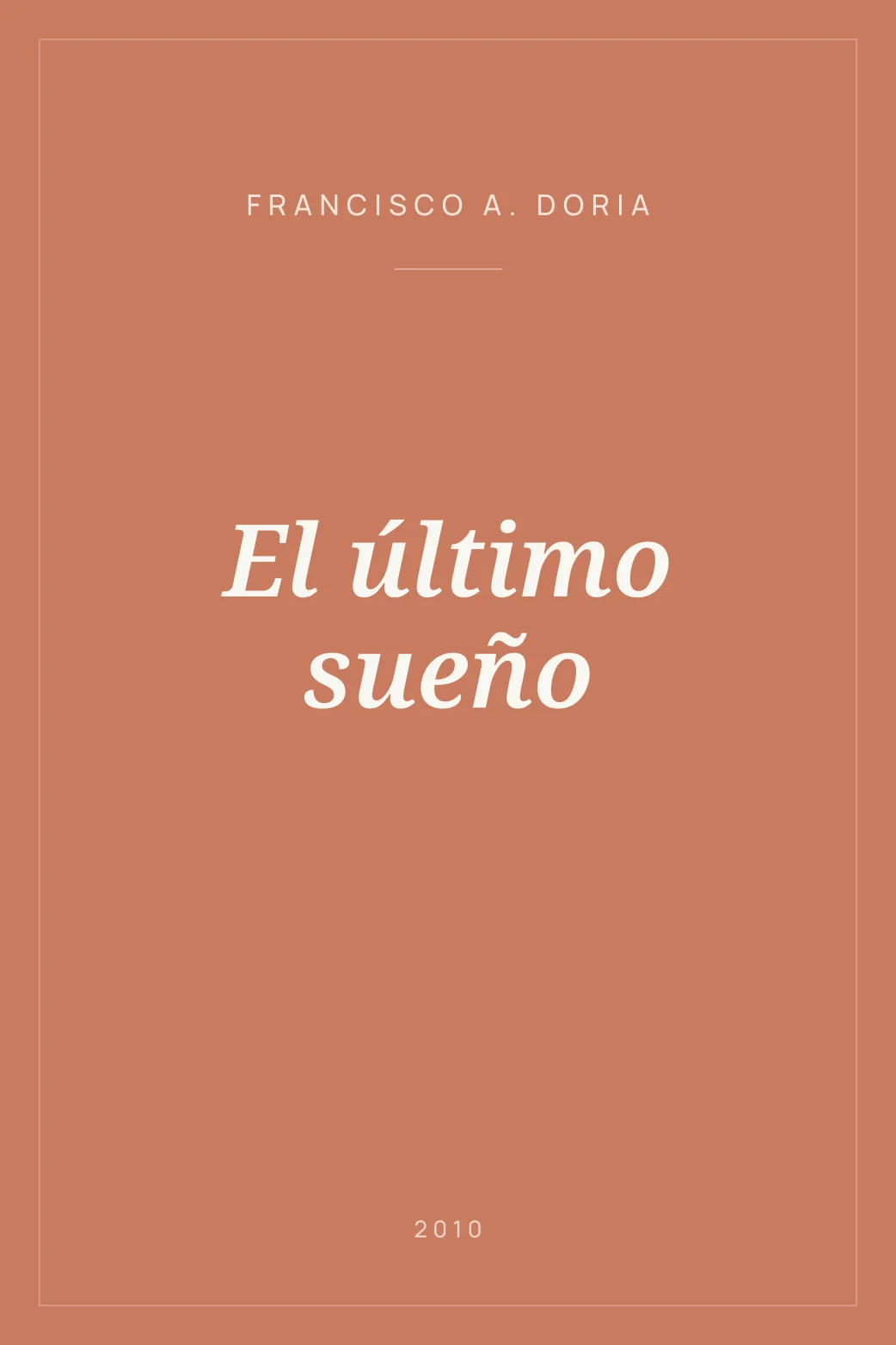 Portada de El último sueño