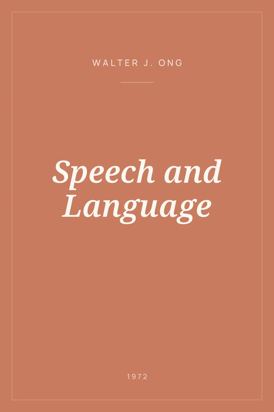 Portada de Speech and Language