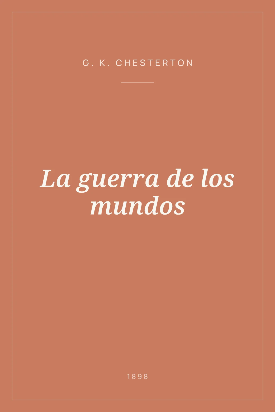 Portada de La guerra de los mundos