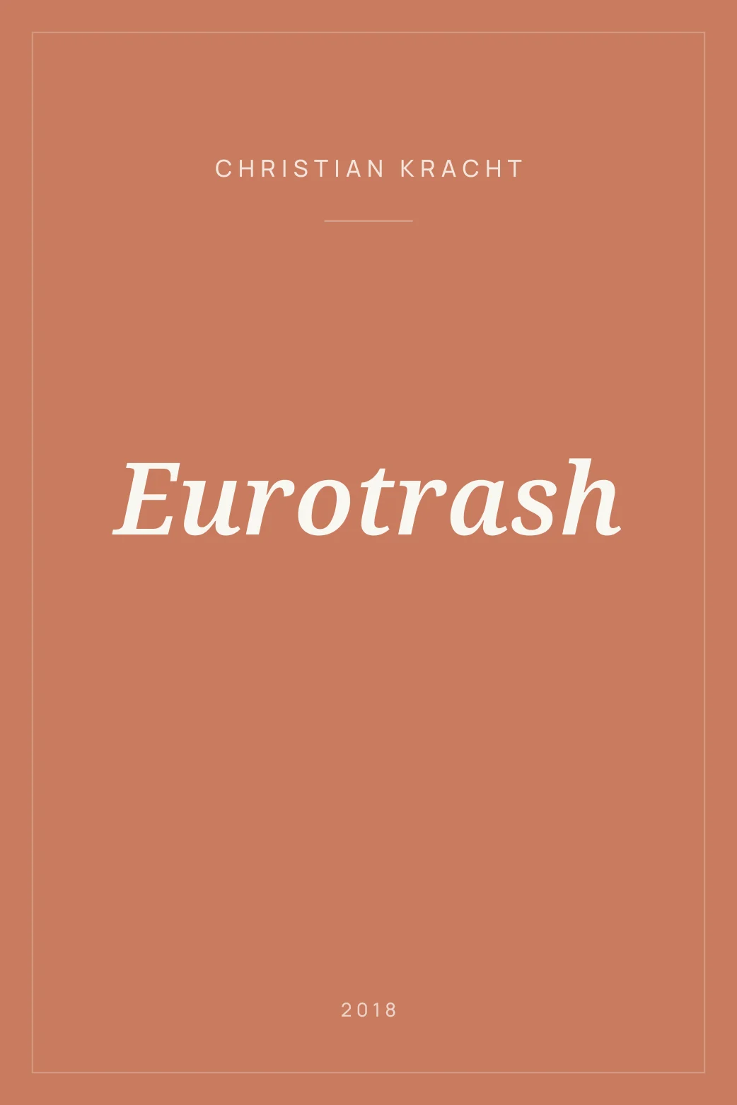 Portada de Eurotrash