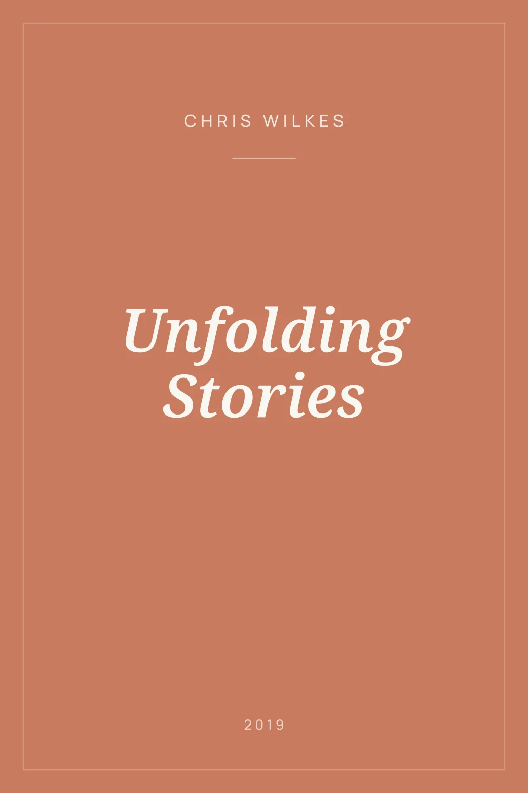 Portada de Unfolding Stories