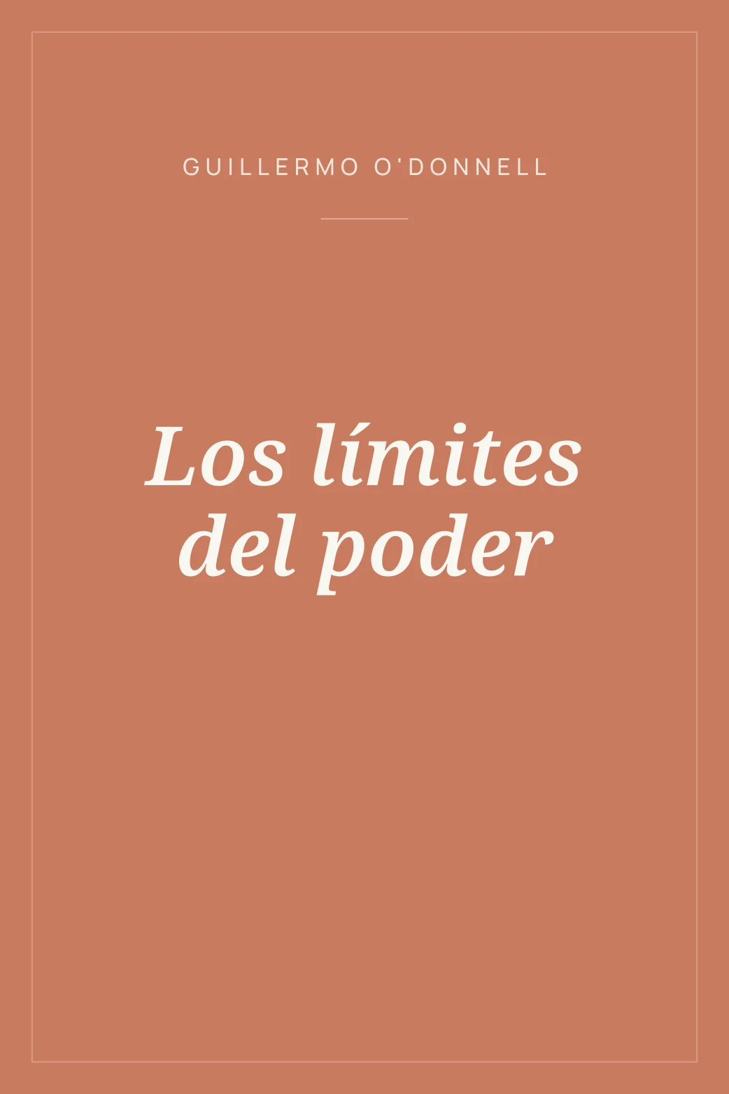 Portada de Los límites del poder