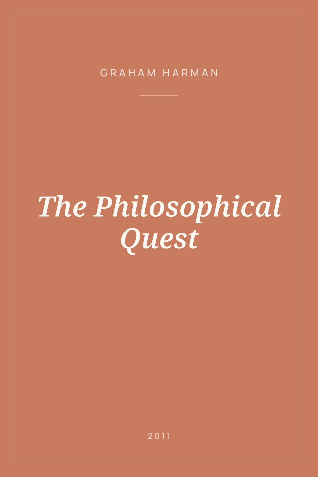 Portada de The Philosophical Quest