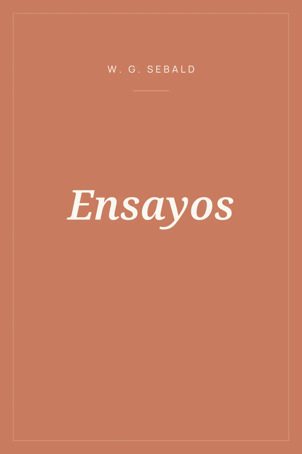 Portada de Ensayos
