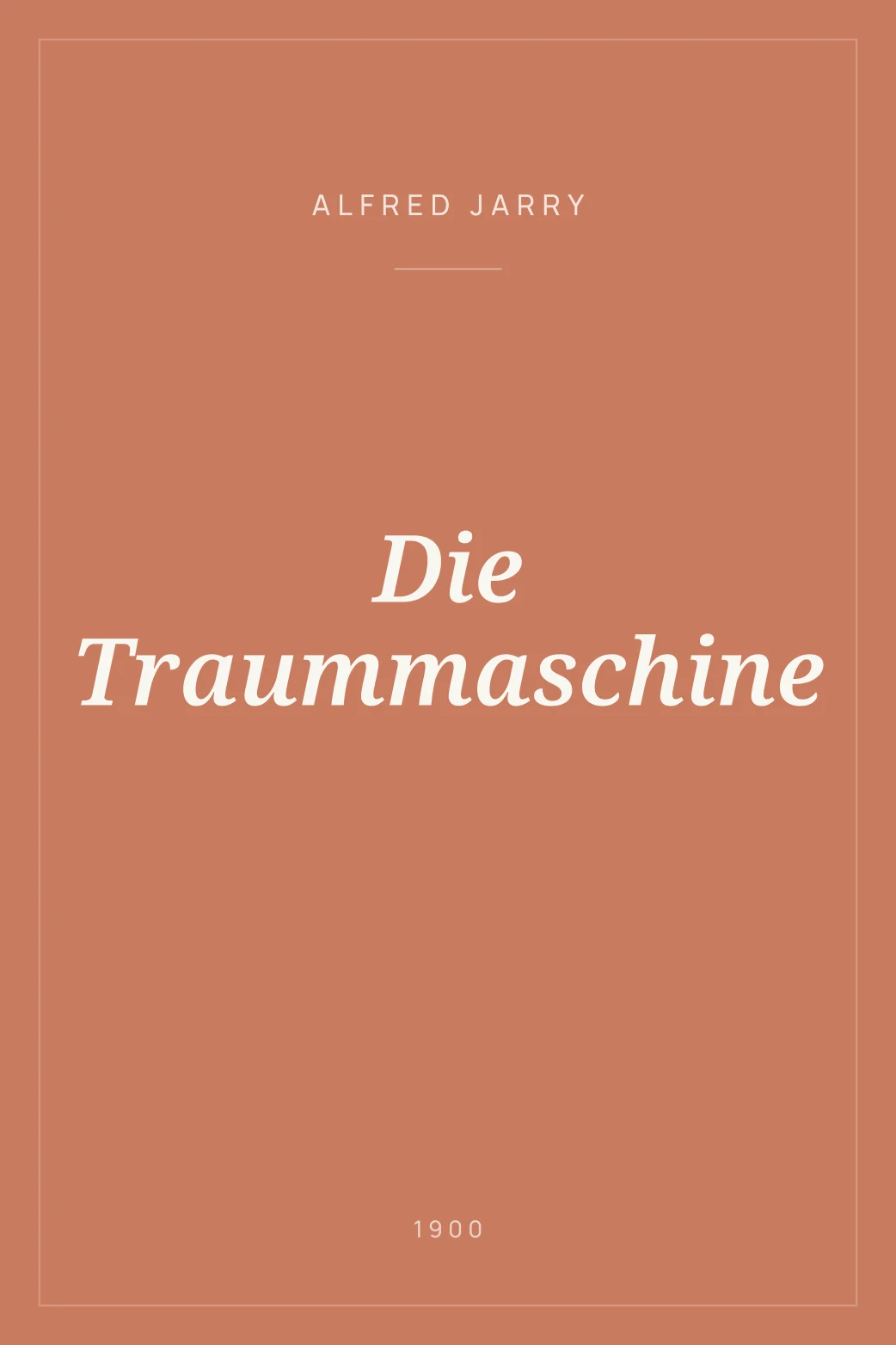 Portada de Die Traummaschine