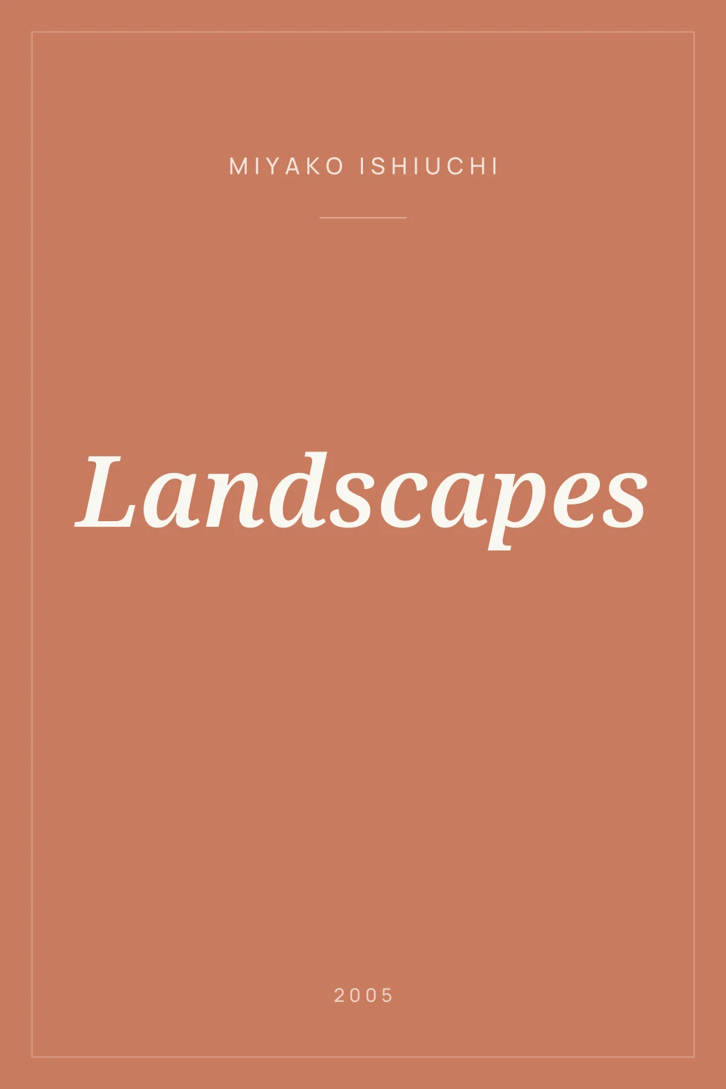 Portada de Landscapes