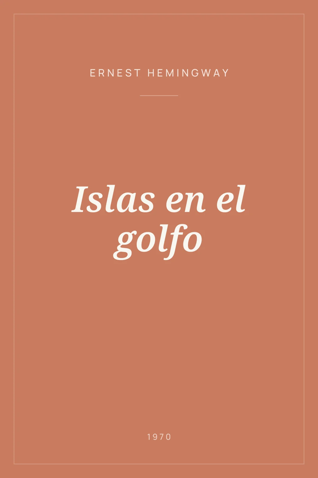 Portada de Islas en el golfo