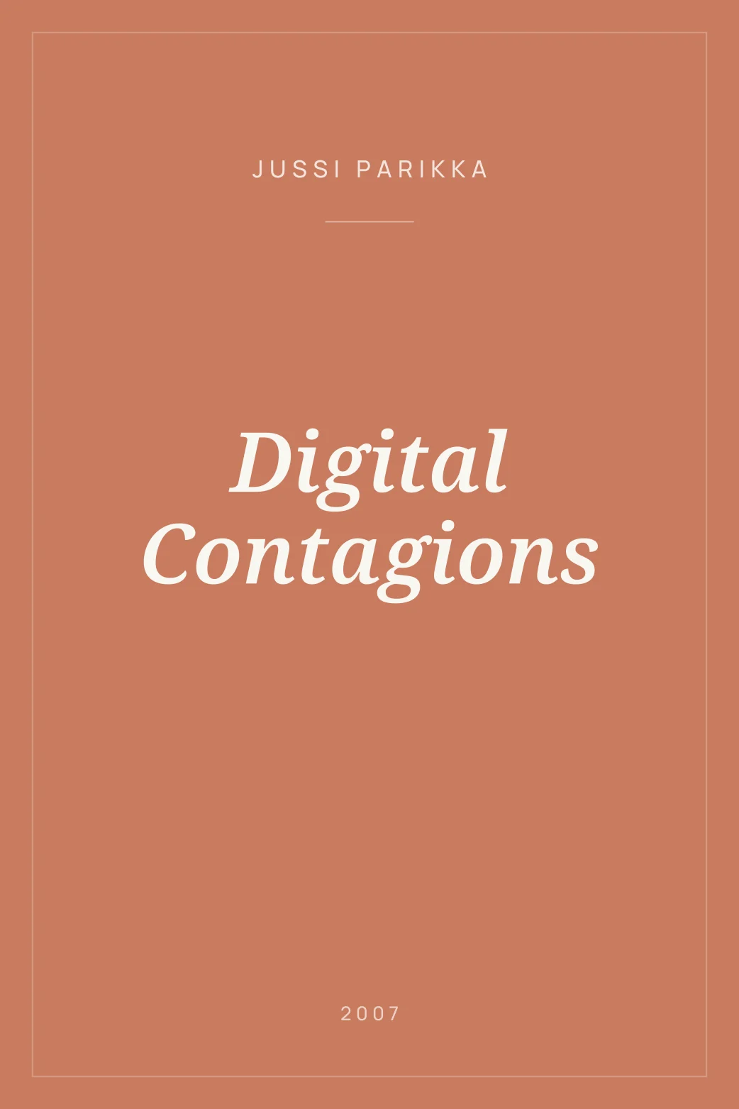 Portada de Digital Contagions