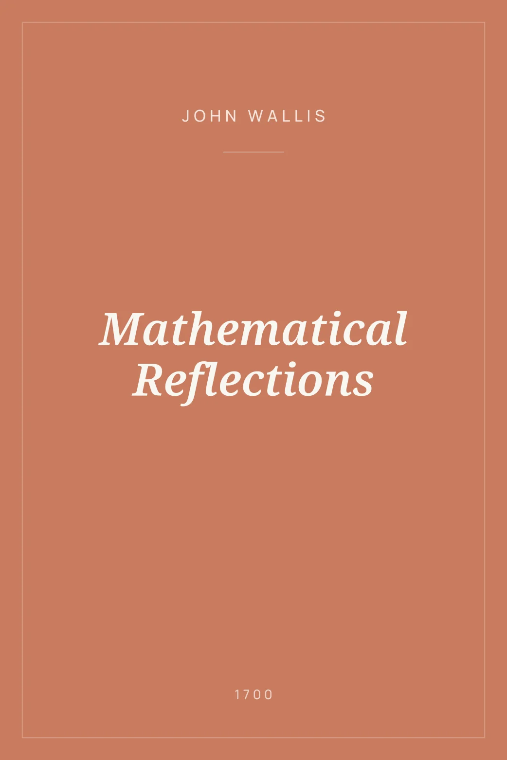 Portada de Mathematical Reflections