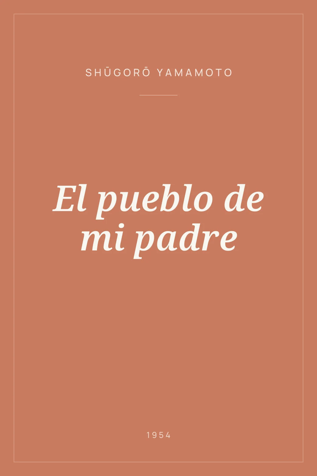 Portada de El pueblo de mi padre