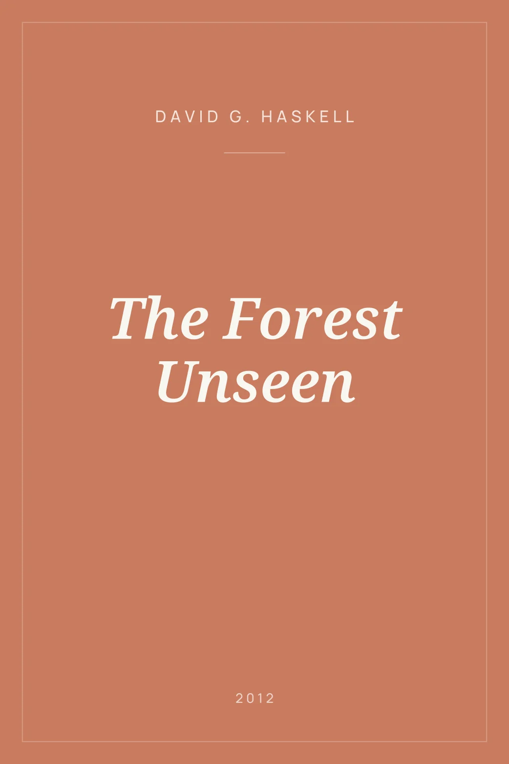 Portada de The Forest Unseen