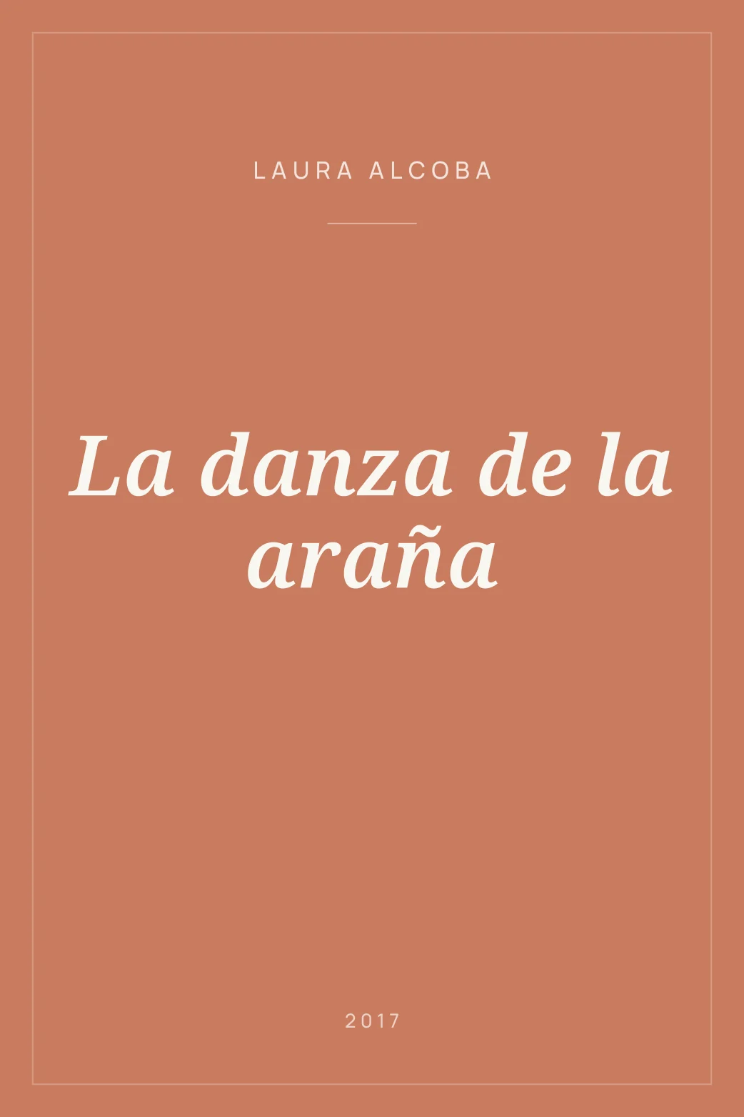 Portada de La danza de la araña