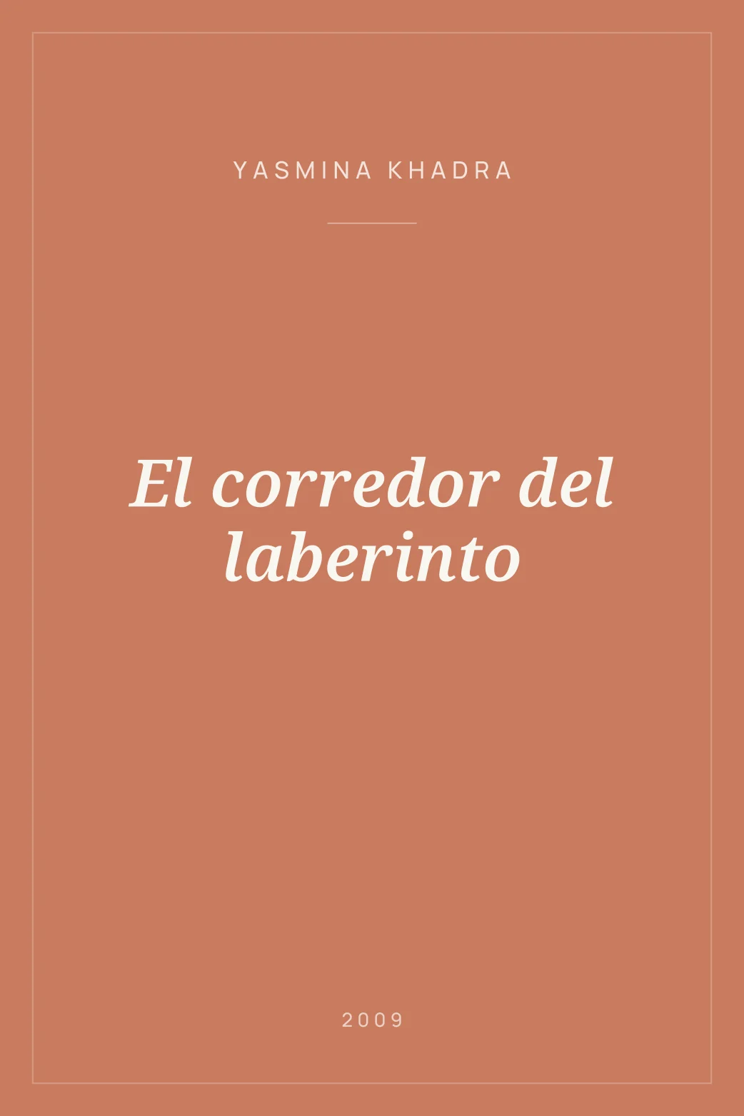 Portada de El corredor del laberinto