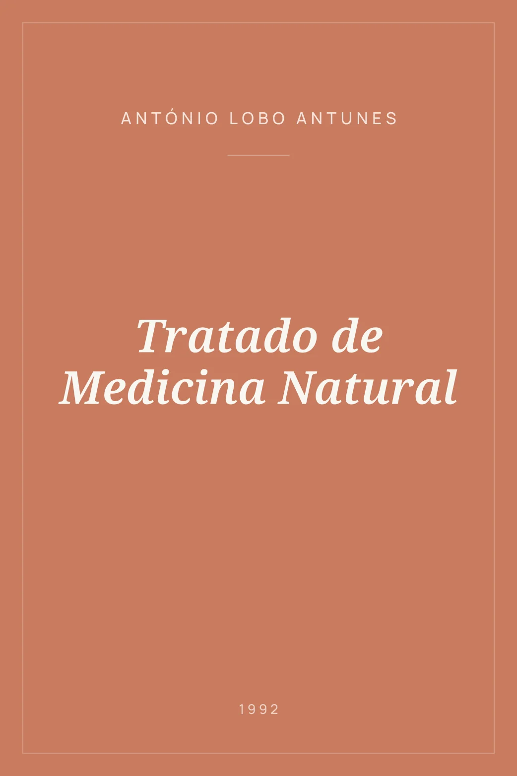Portada de Tratado de Medicina Natural