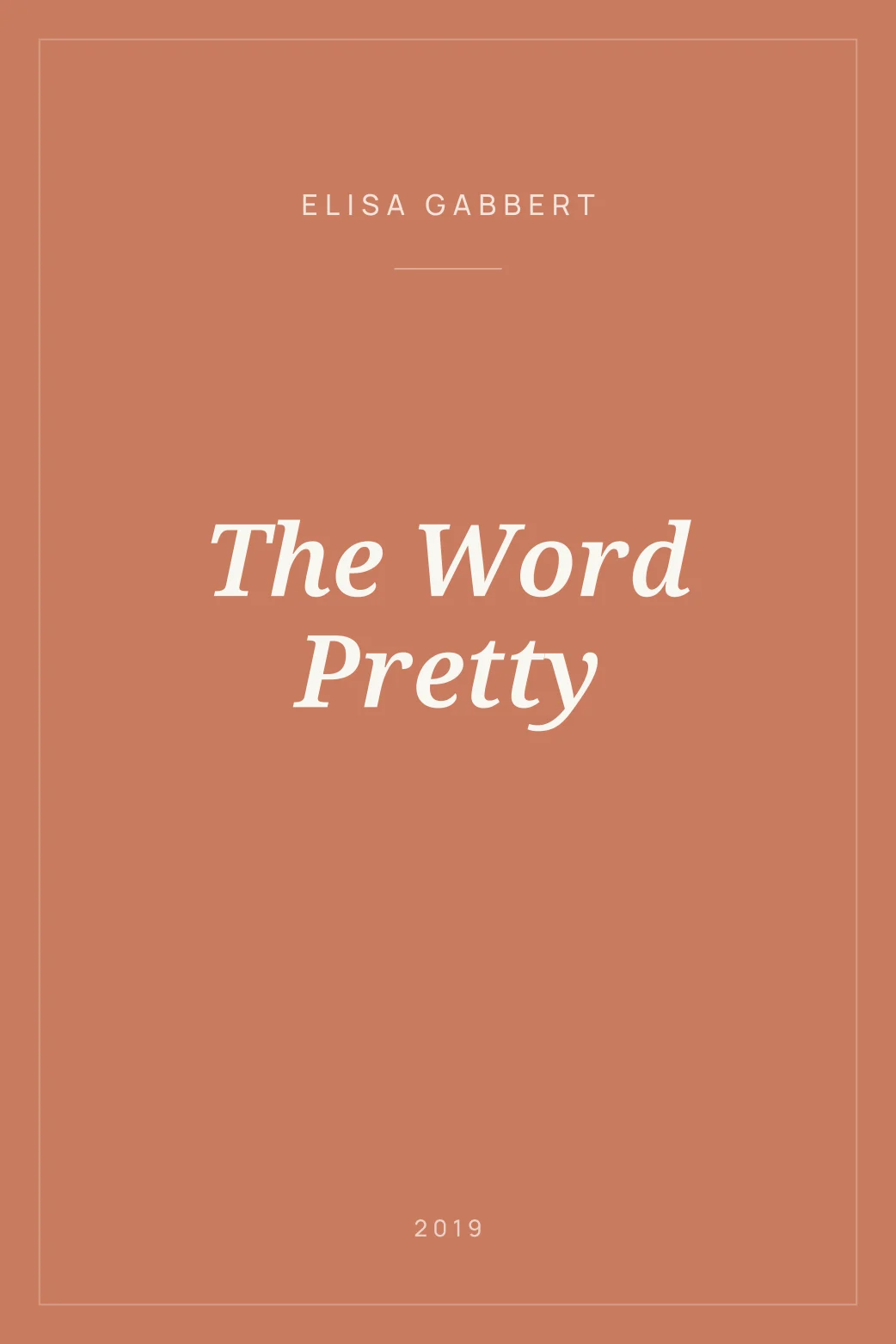 Portada de The Word Pretty