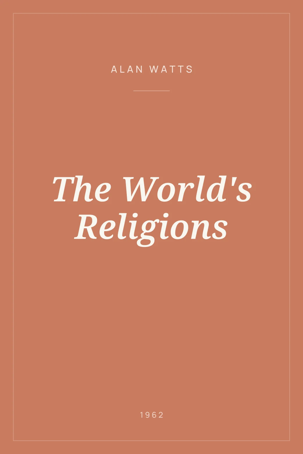Portada de The World's Religions