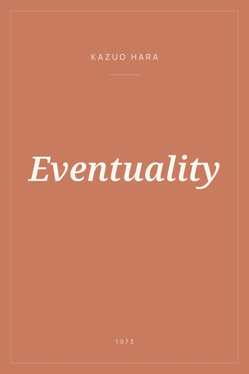Portada de Eventuality