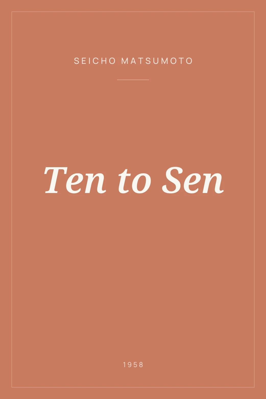 Portada de Ten to Sen