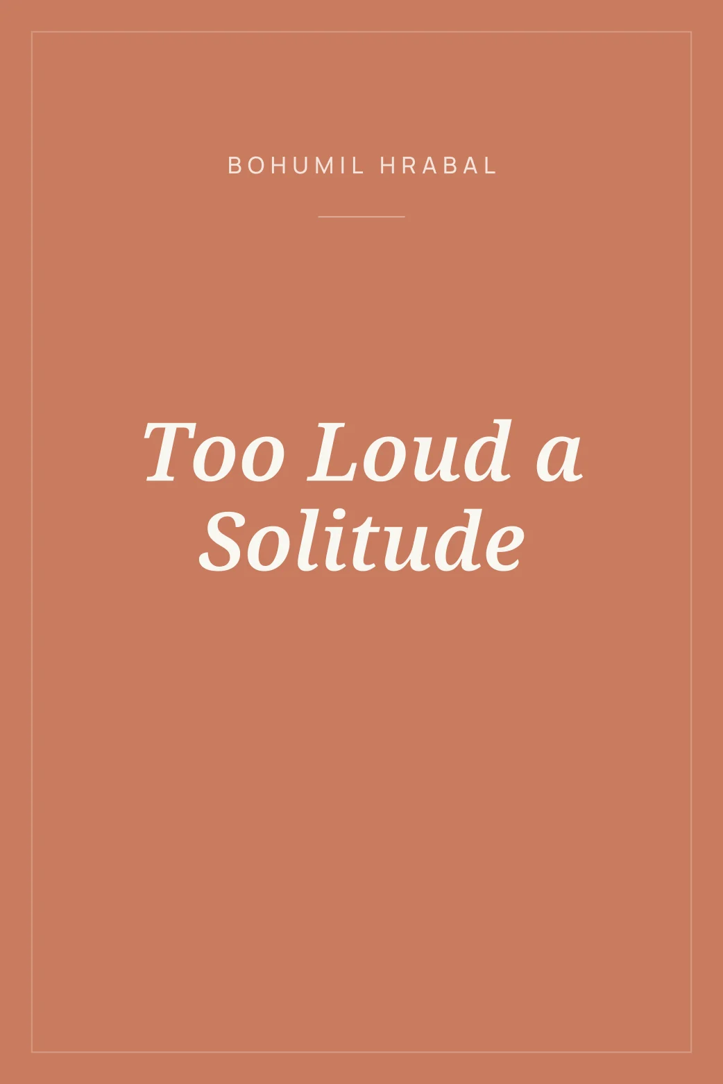 Portada de Too Loud a Solitude