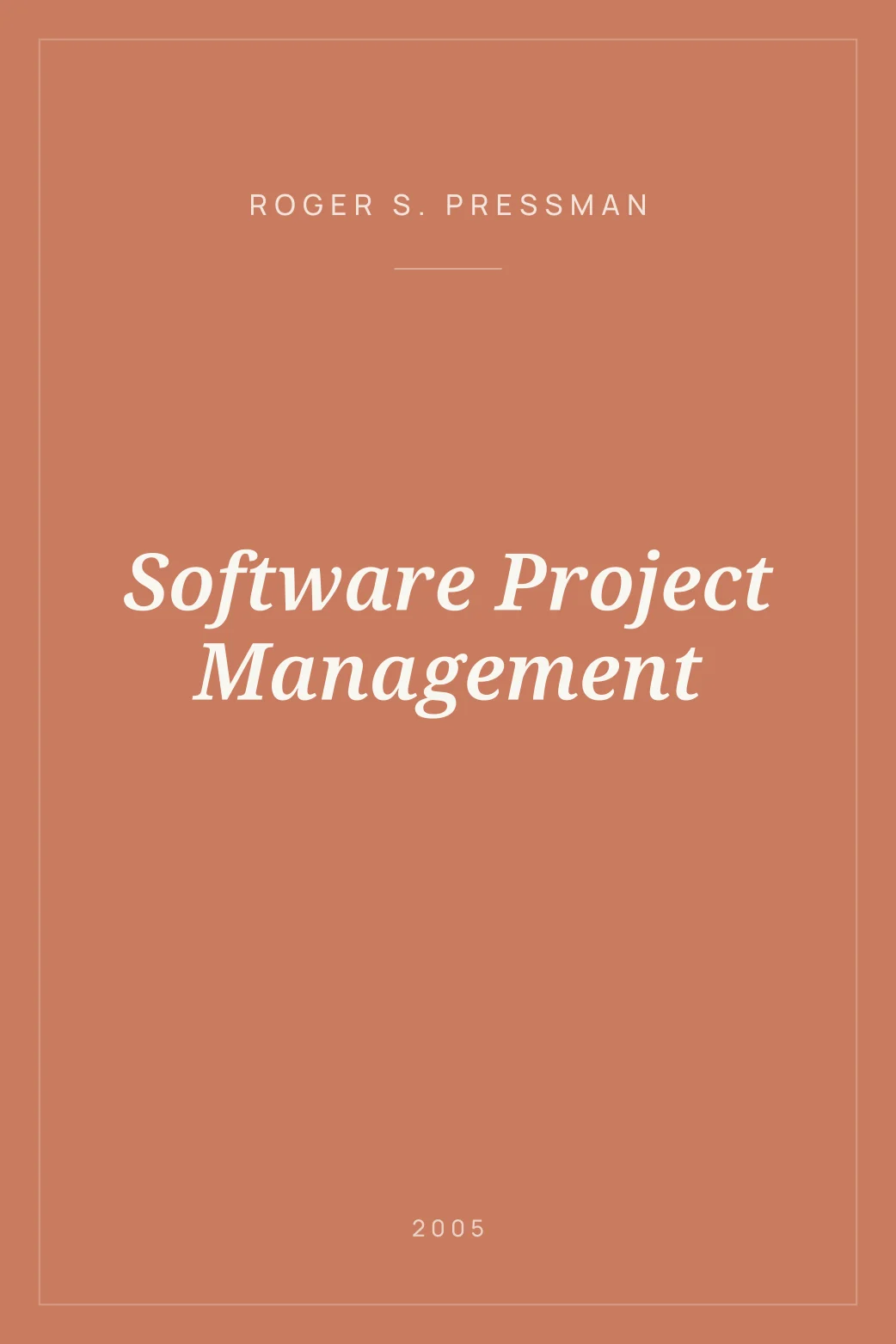 Portada de Software Project Management