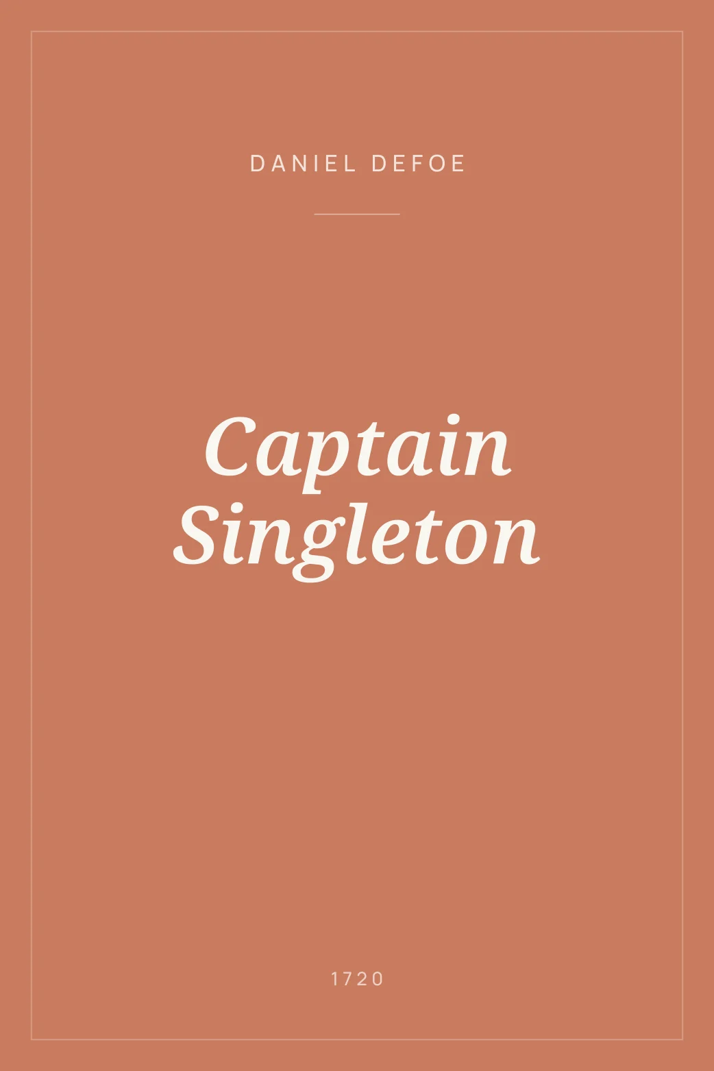 Portada de Captain Singleton