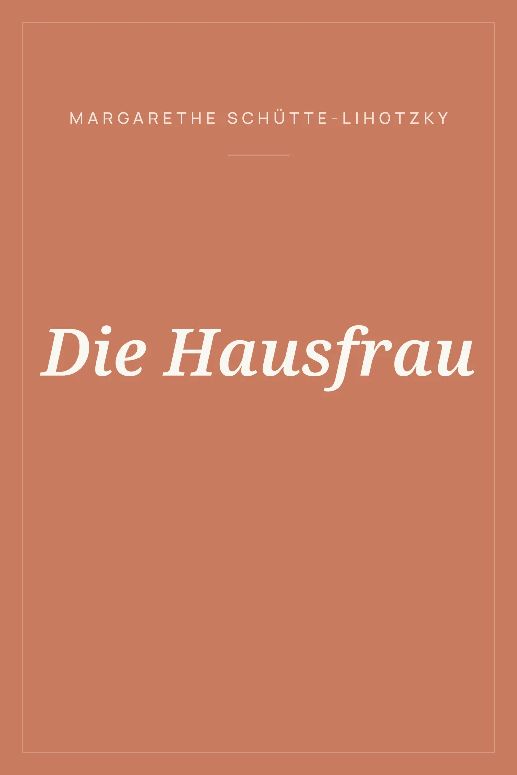 Portada de Die Hausfrau