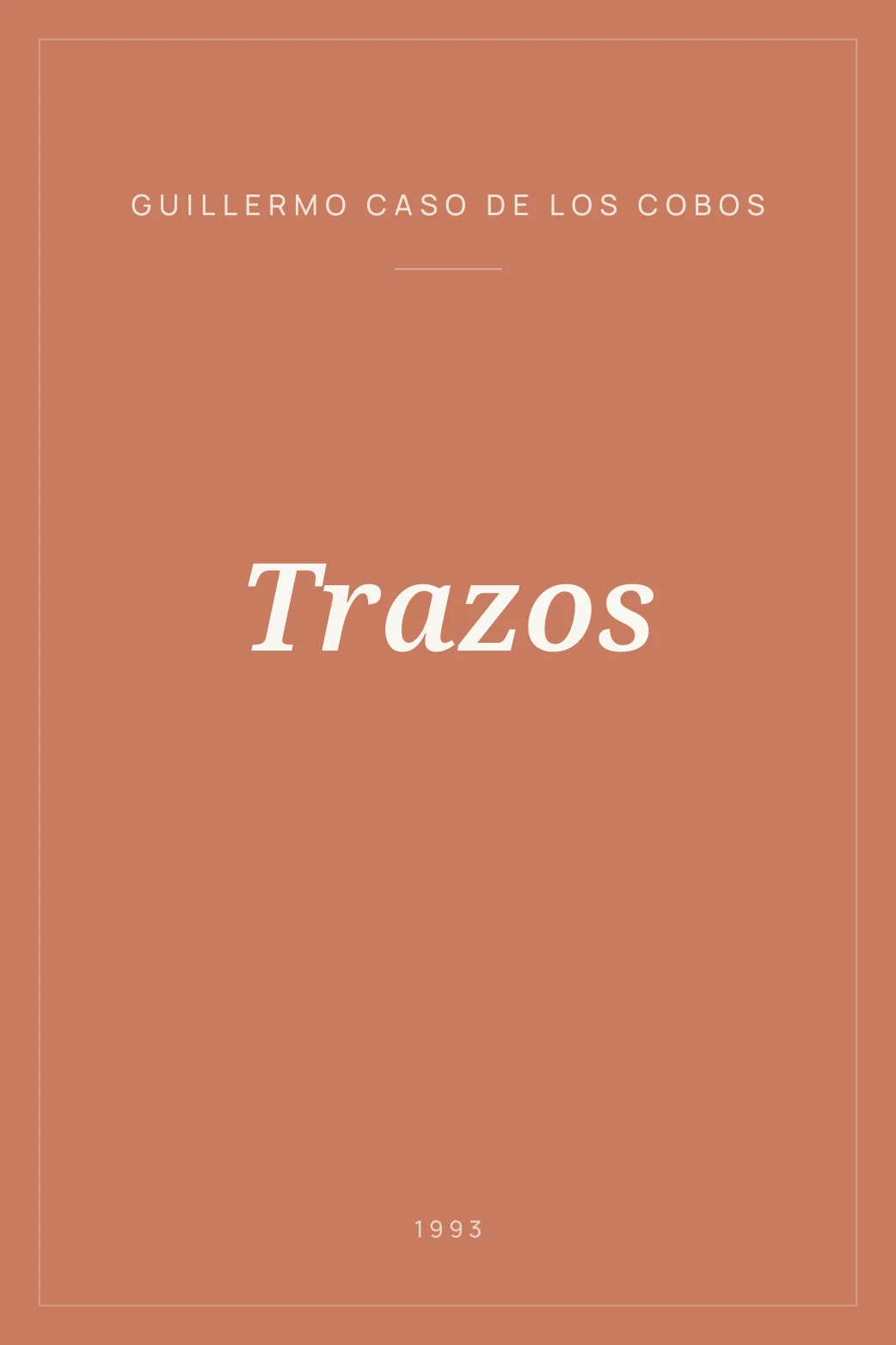 Portada de Trazos