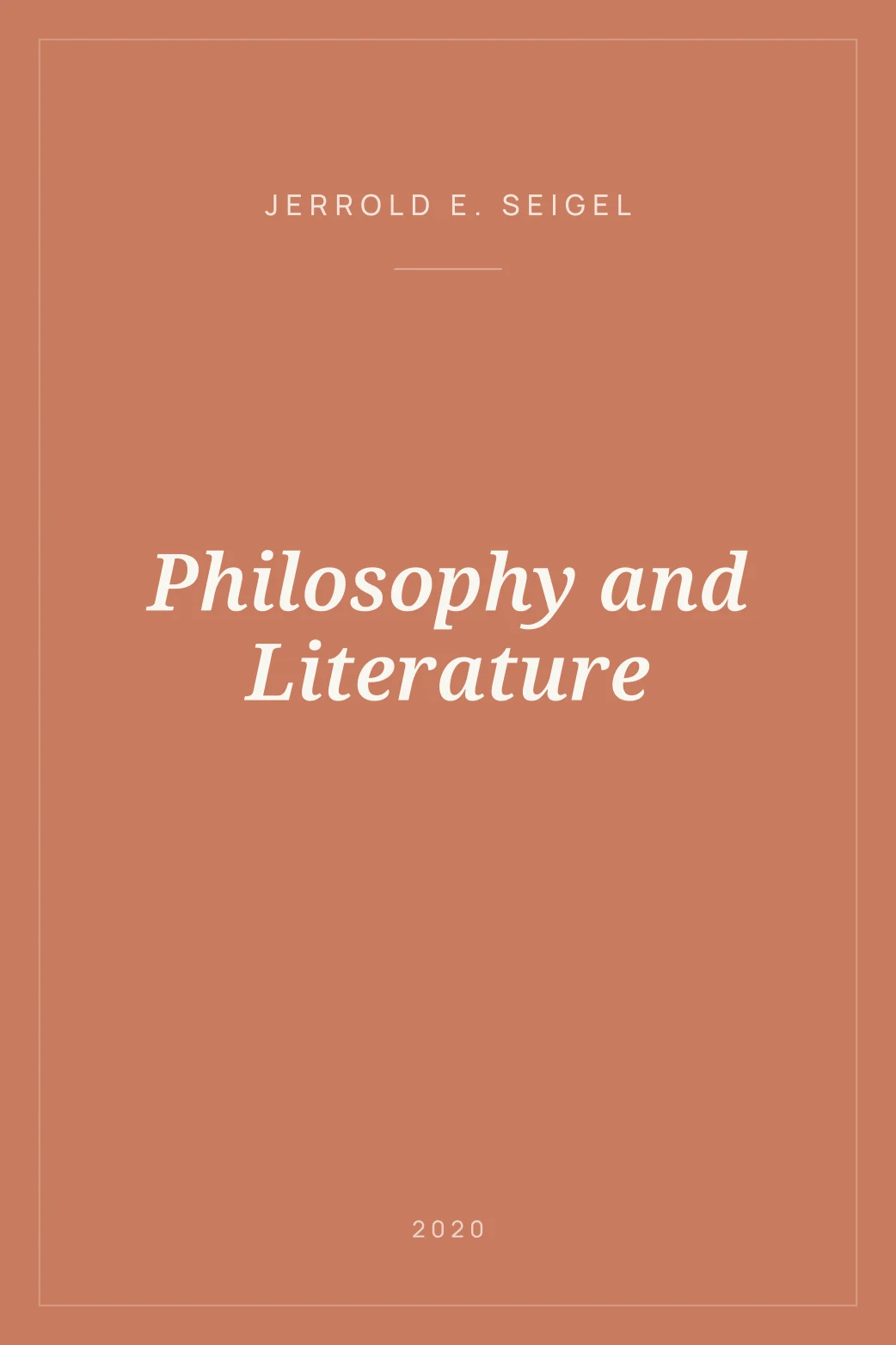 Portada de Philosophy and Literature