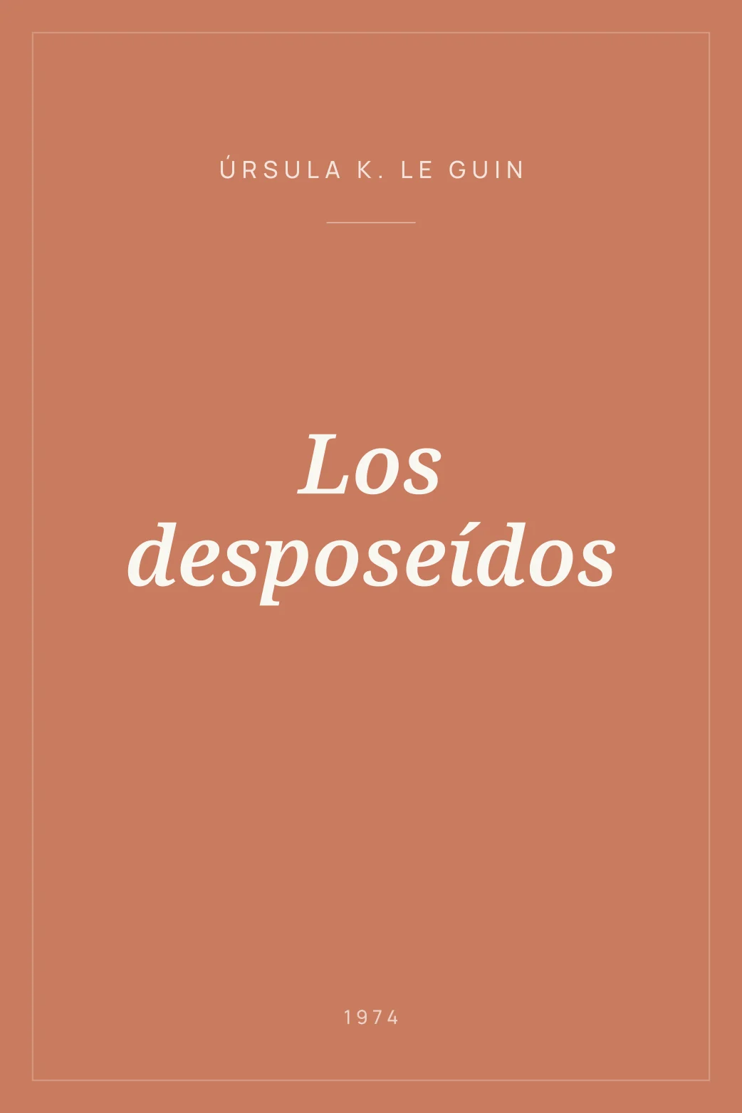 Portada de Los desposeídos