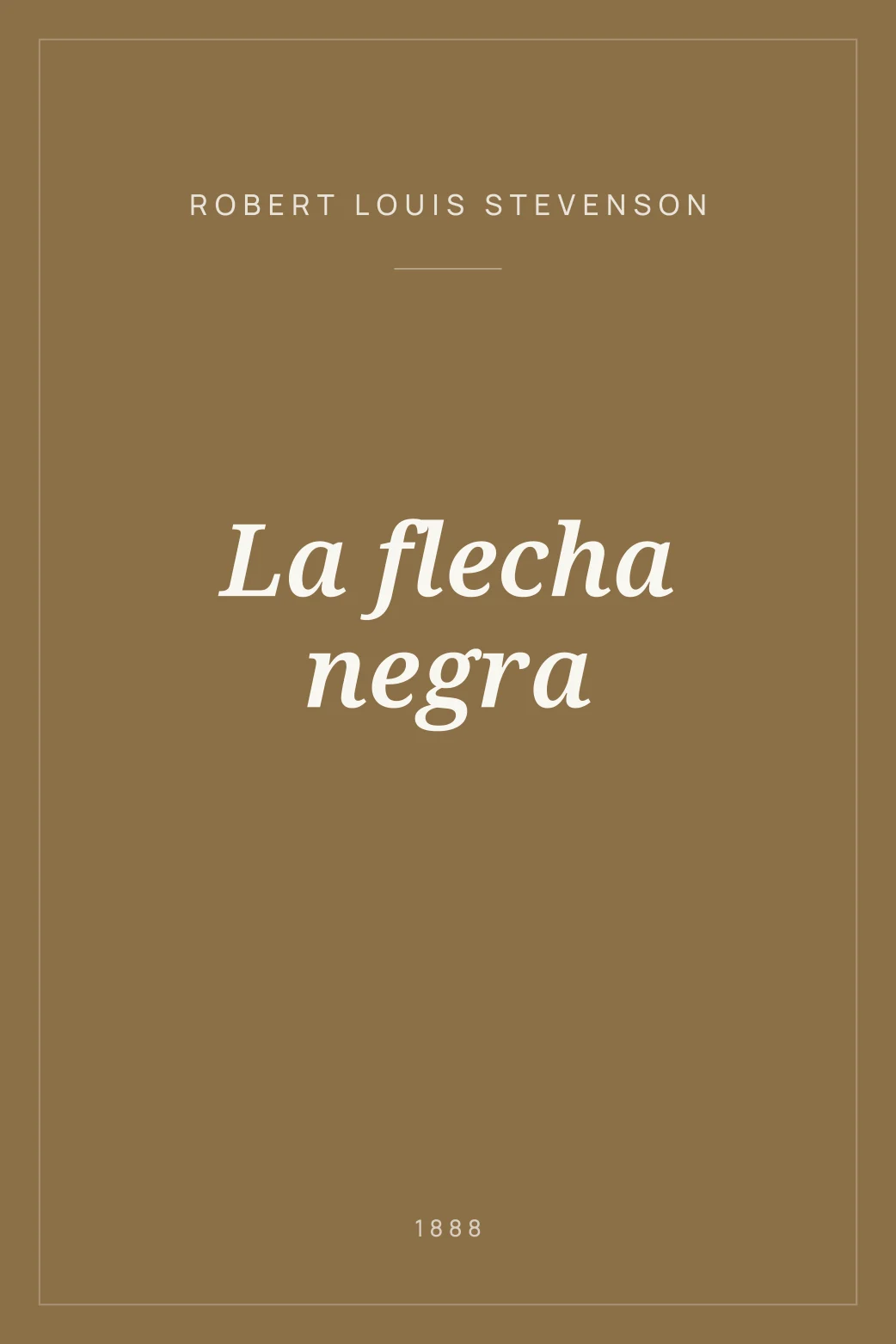 Portada de La flecha negra