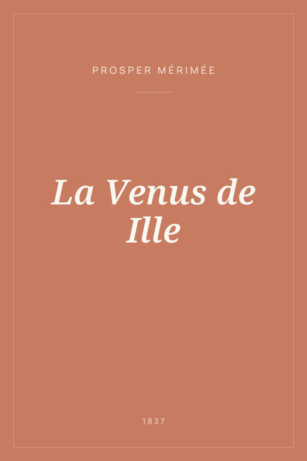 Portada de La Venus de Ille