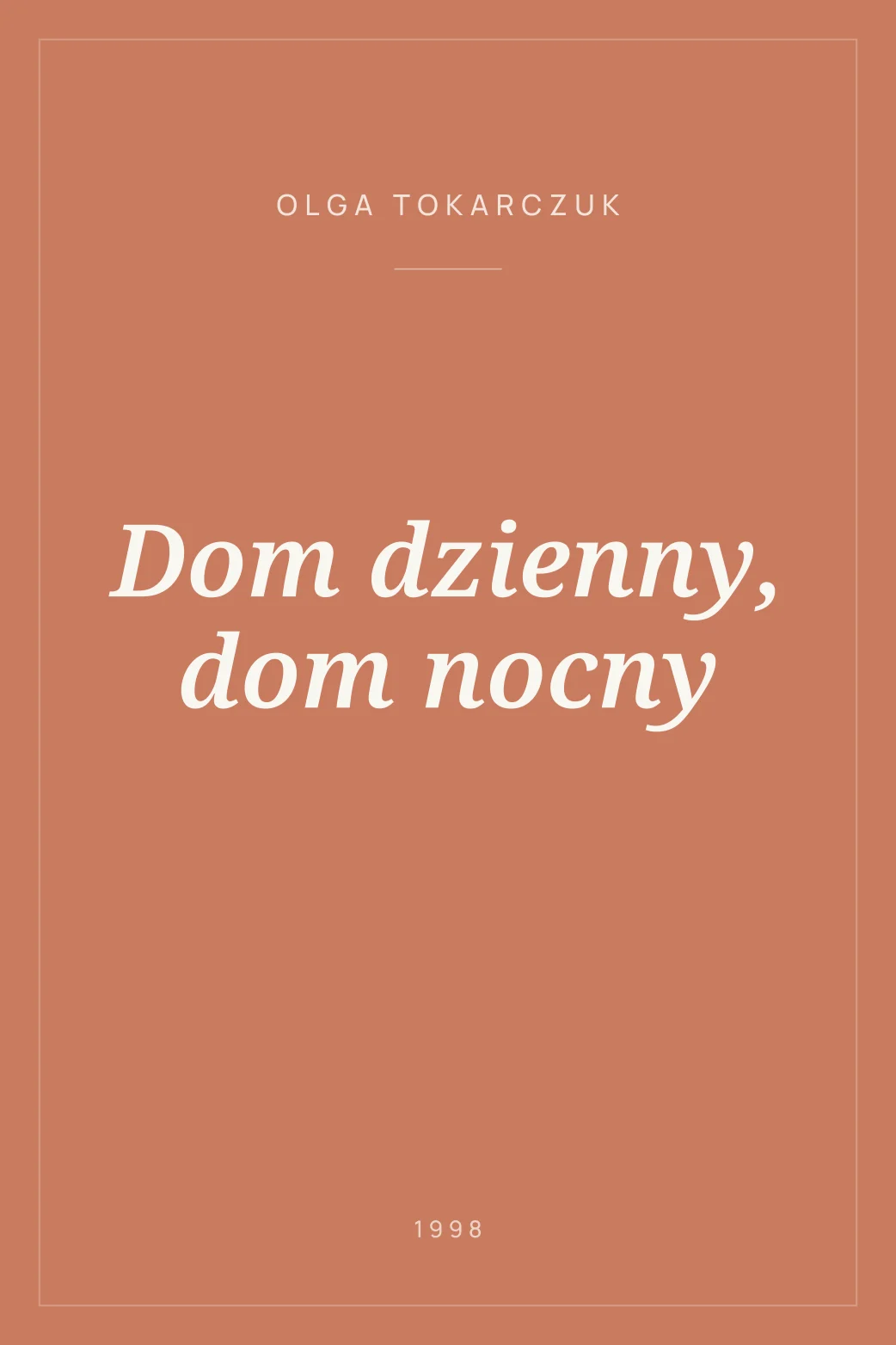 Portada de Dom dzienny, dom nocny