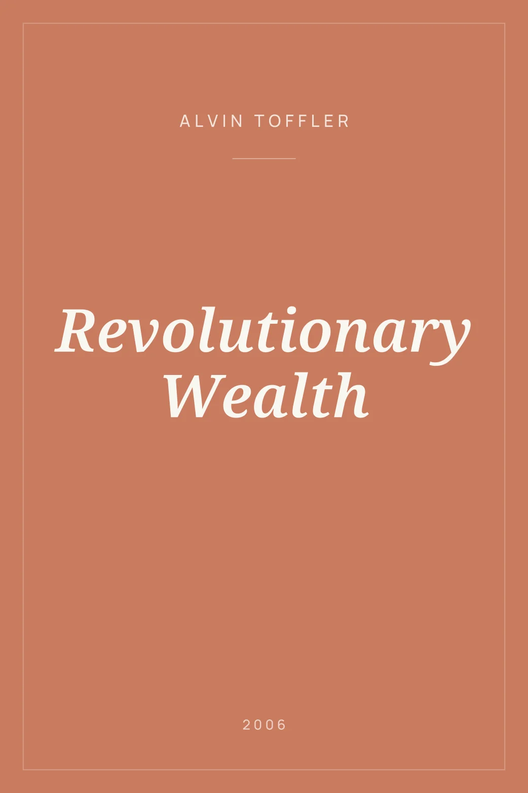 Portada de Revolutionary Wealth