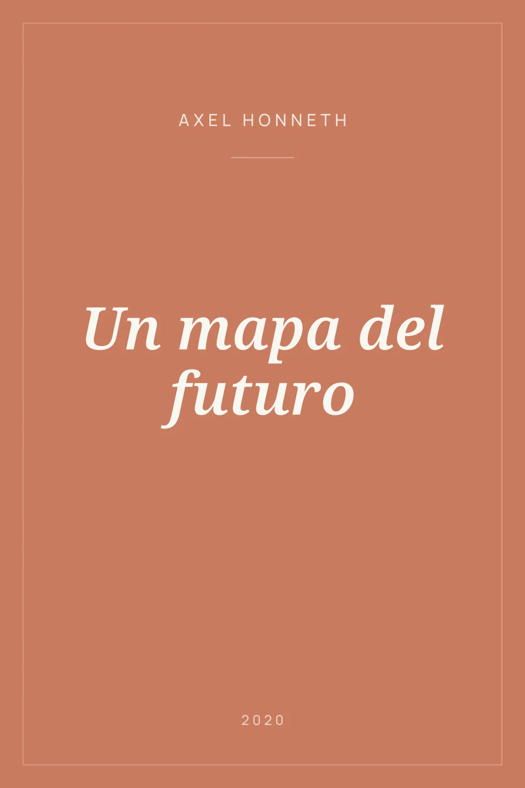 Portada de Un mapa del futuro