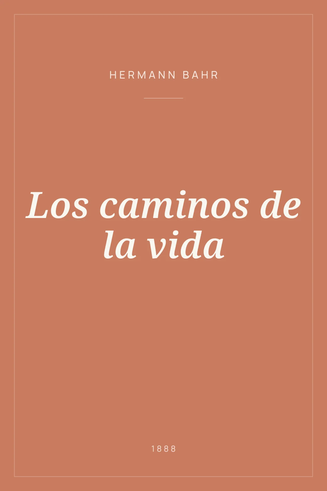 Portada de Los caminos de la vida
