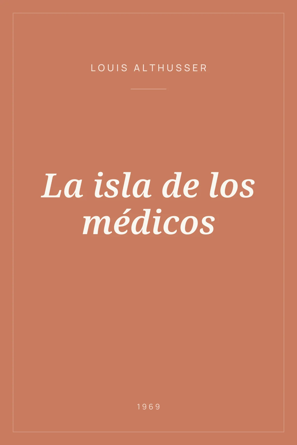 Portada de La isla de los médicos