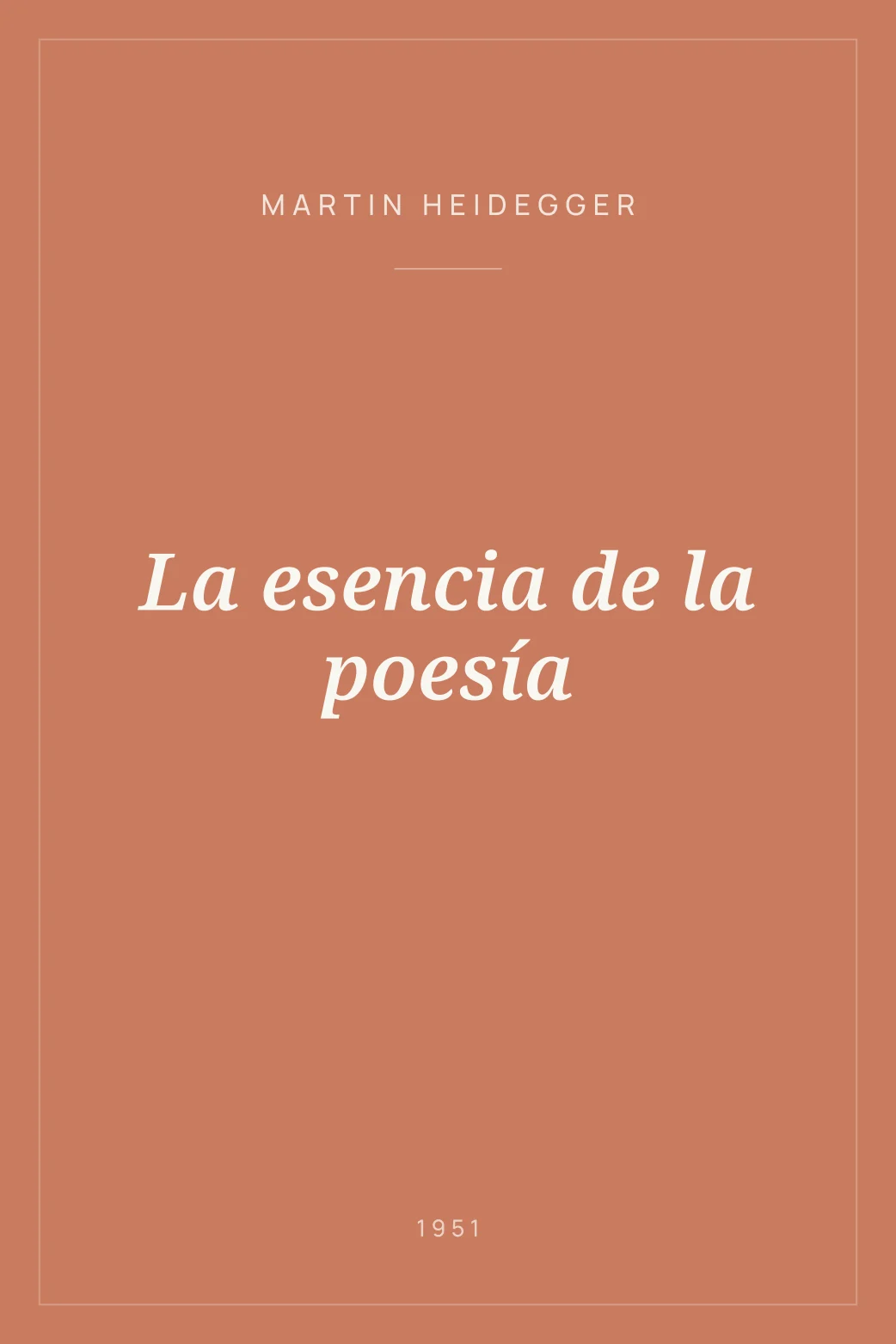 Portada de La esencia de la poesía