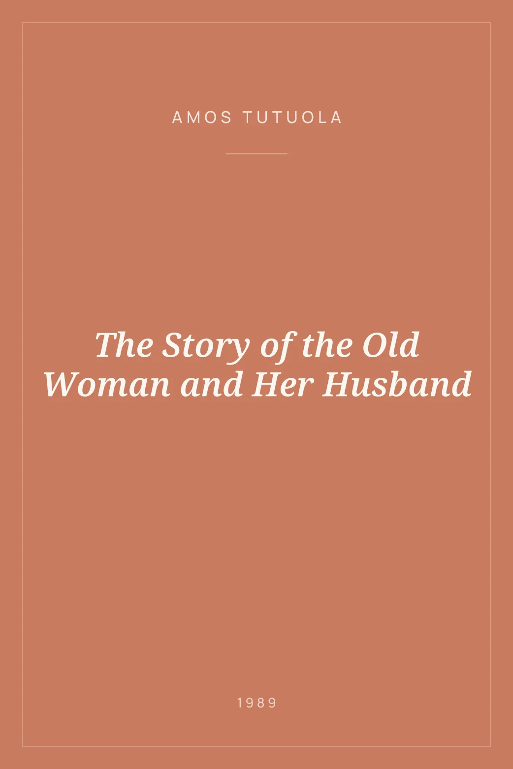 Portada de The Story of the Old Woman and Her Husband