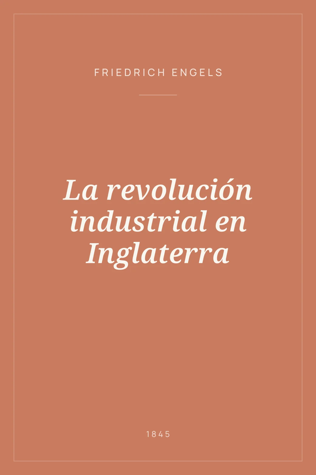 Portada de La revolución industrial en Inglaterra