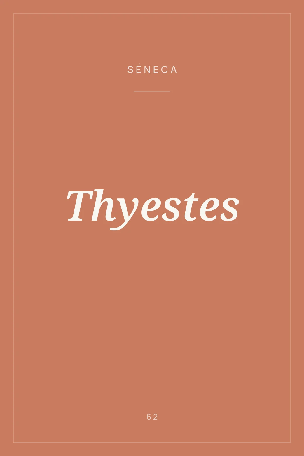 Portada de Thyestes