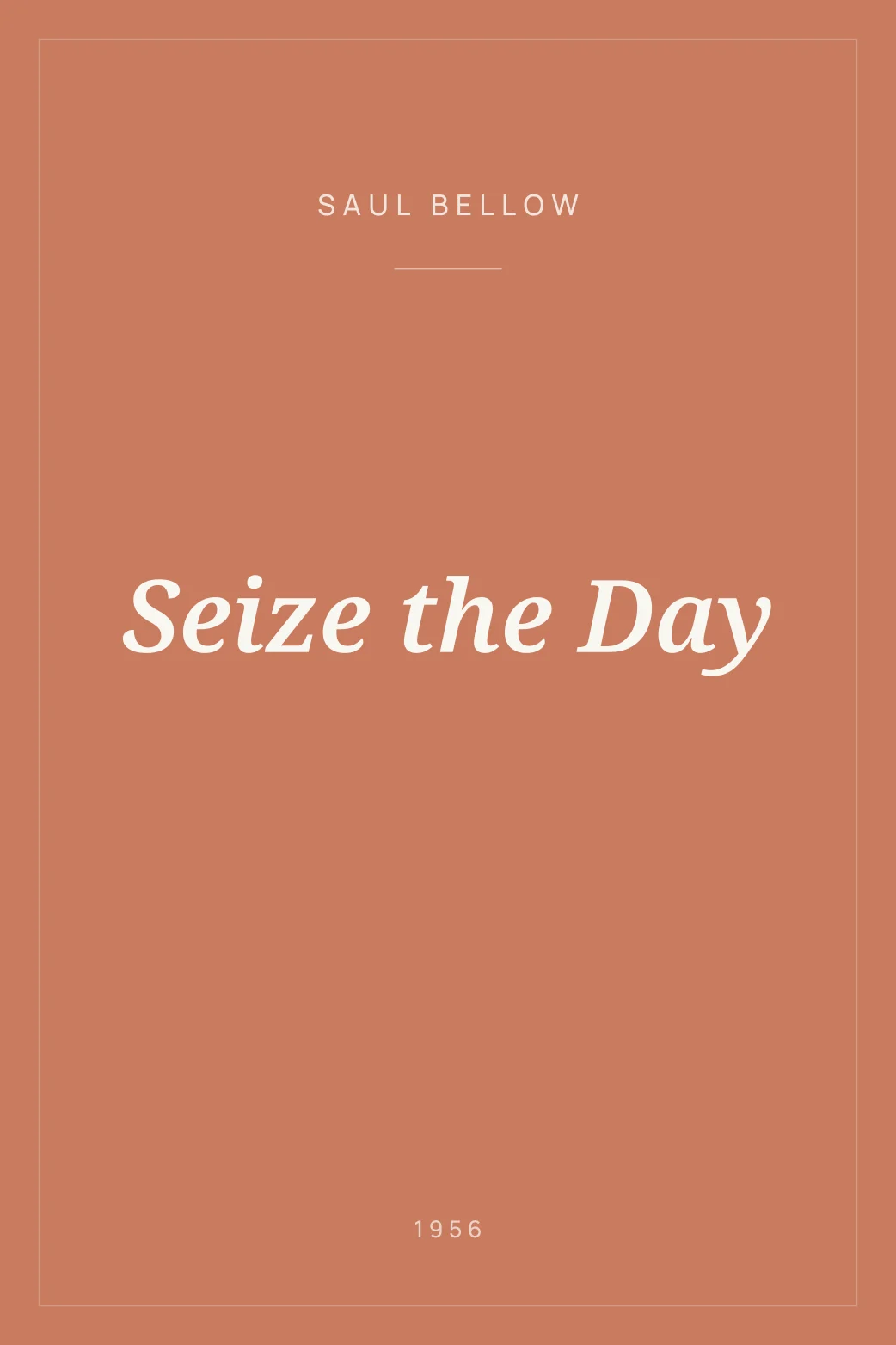 Portada de Seize the Day
