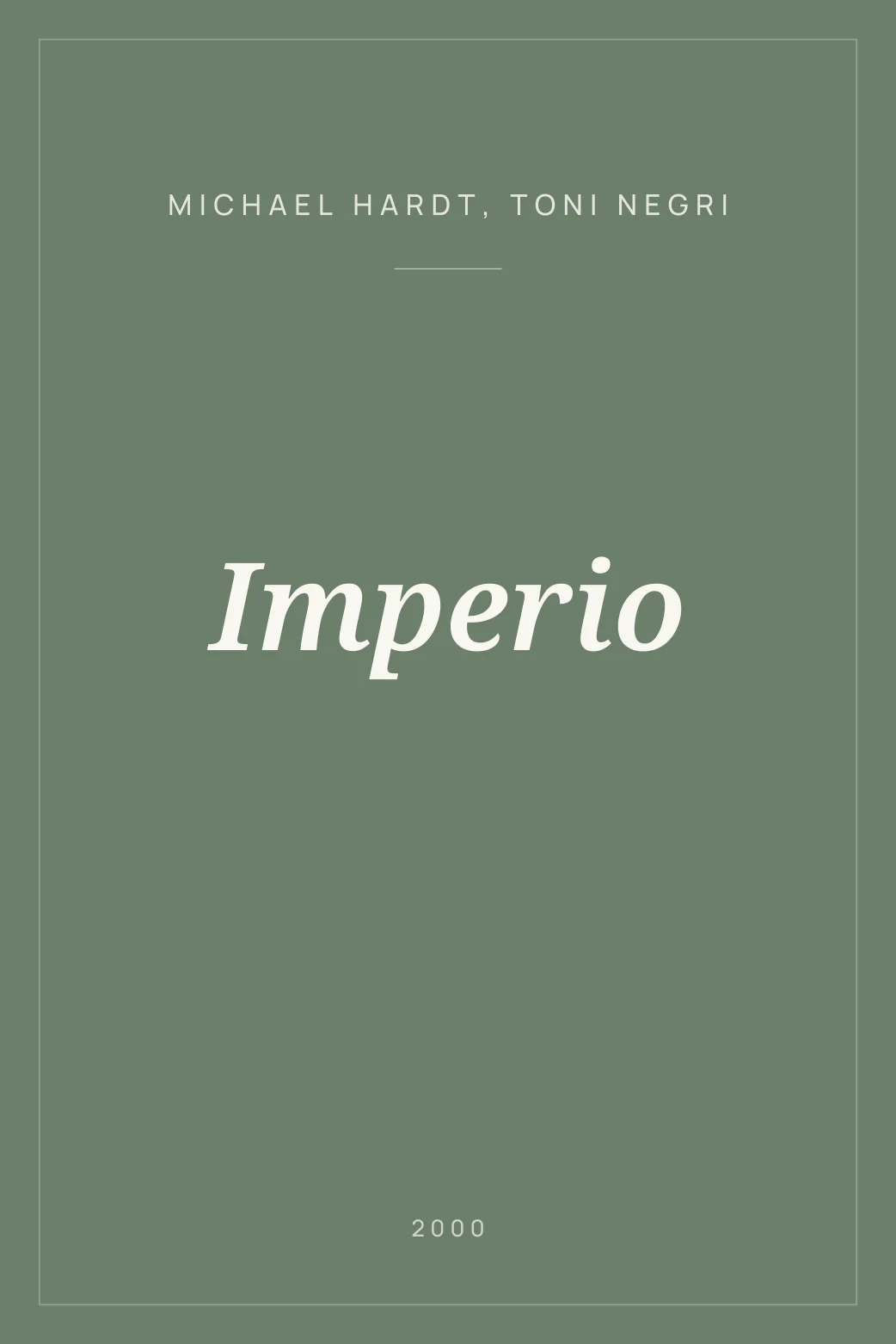 Portada de Imperio