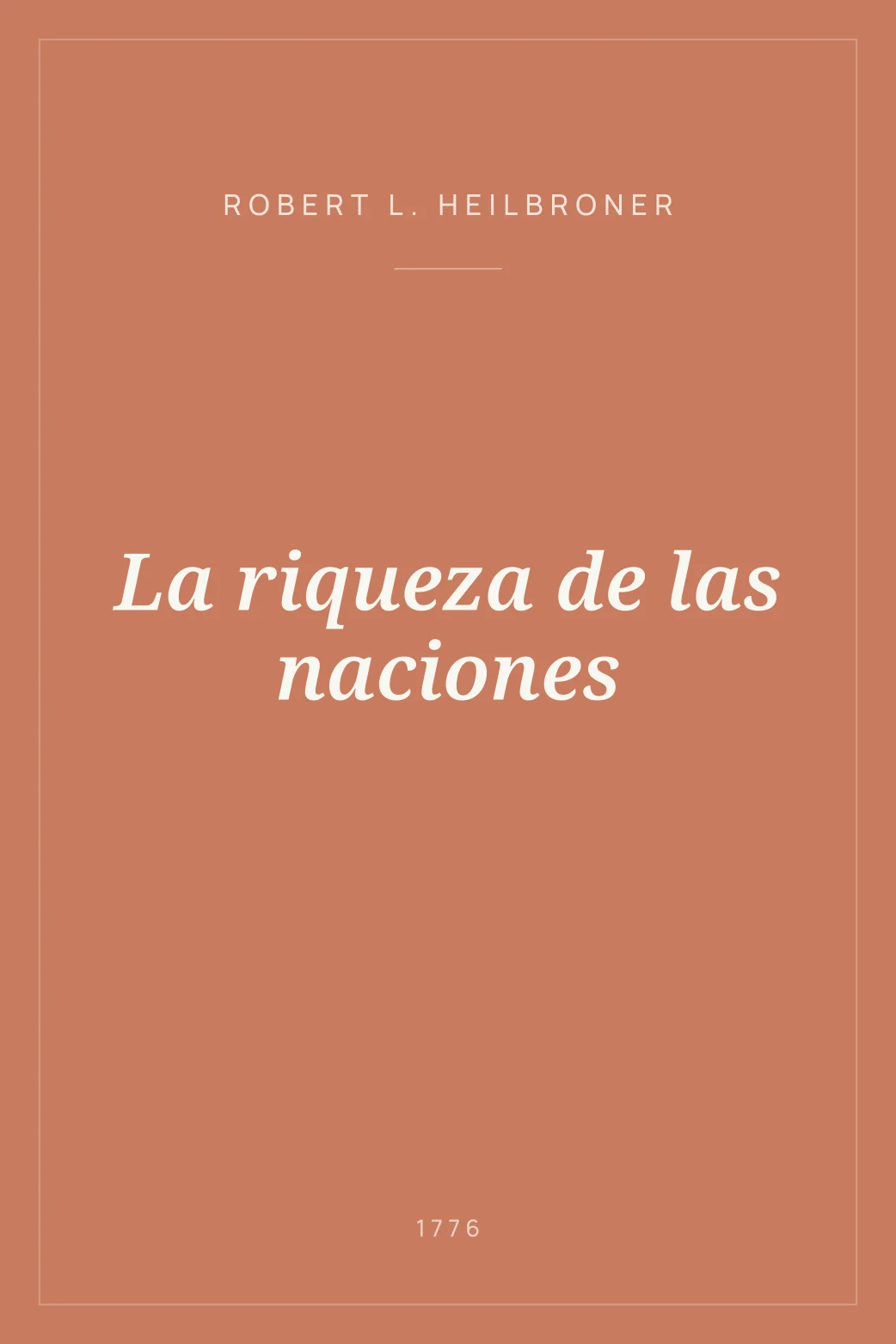 Portada de La riqueza de las naciones