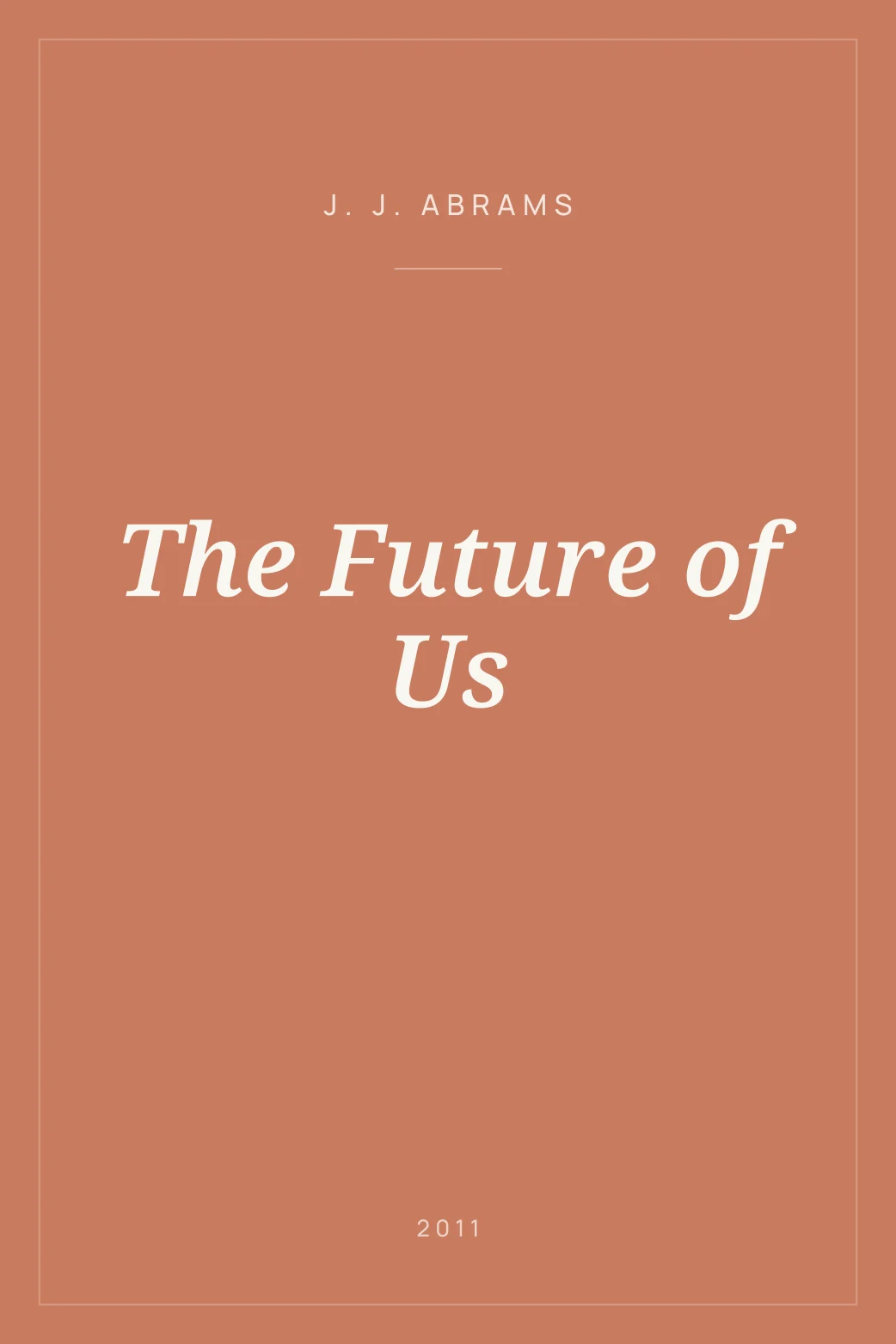 Portada de The Future of Us