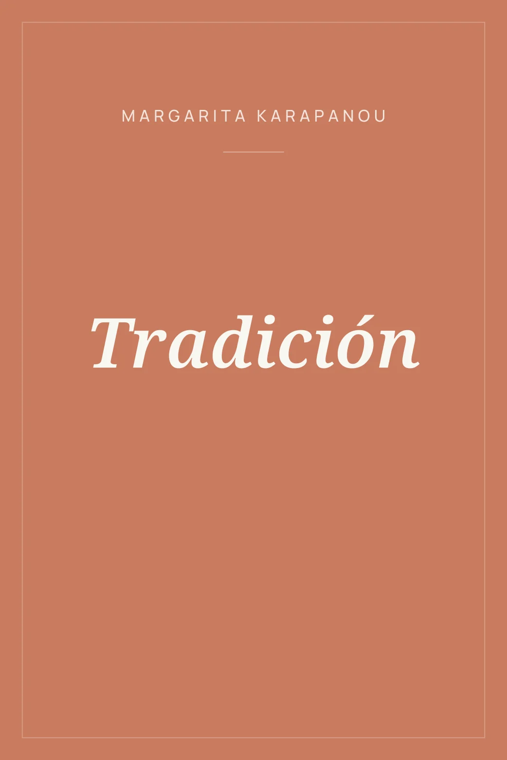 Portada de Tradición