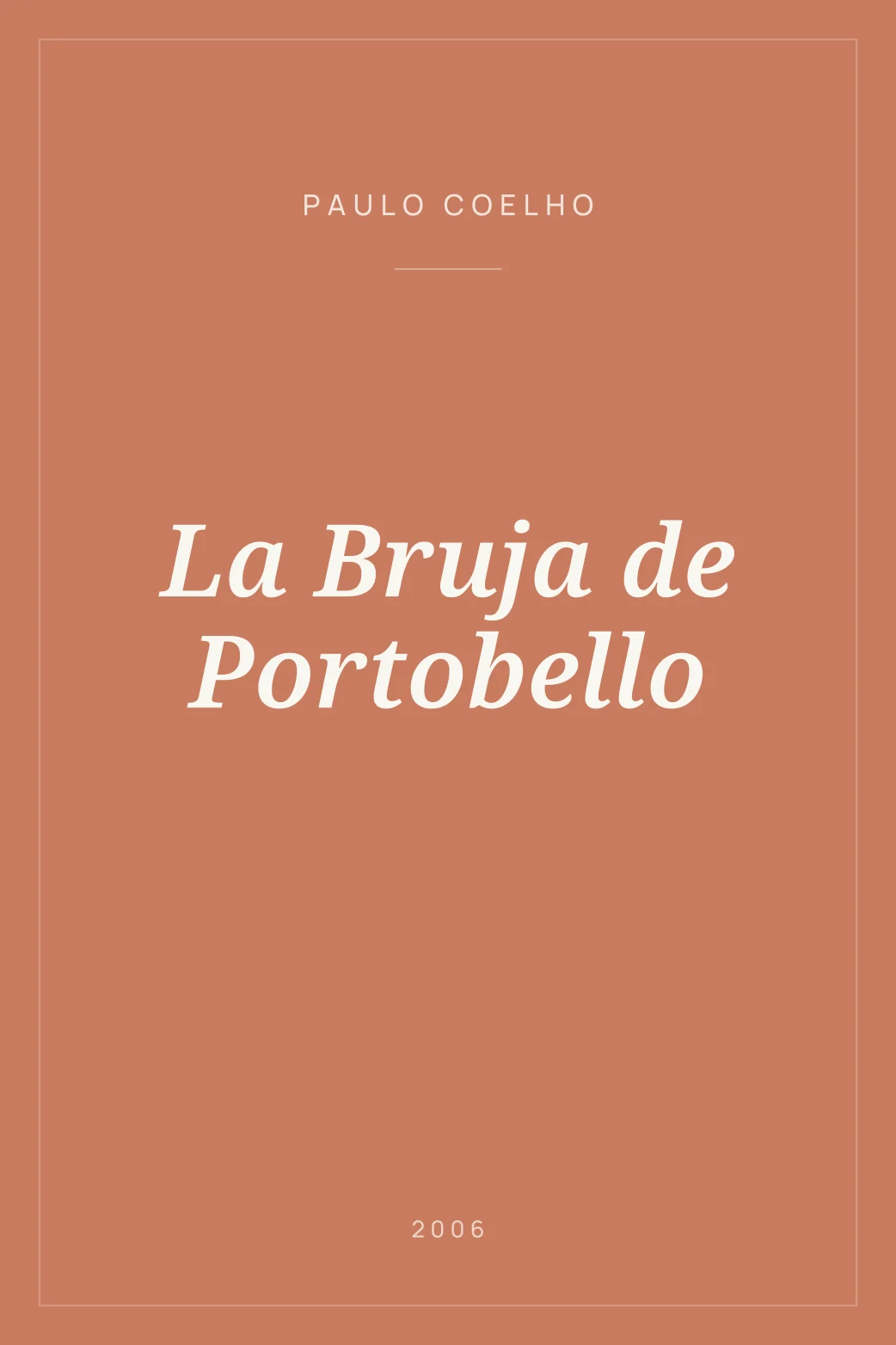 Portada de La Bruja de Portobello