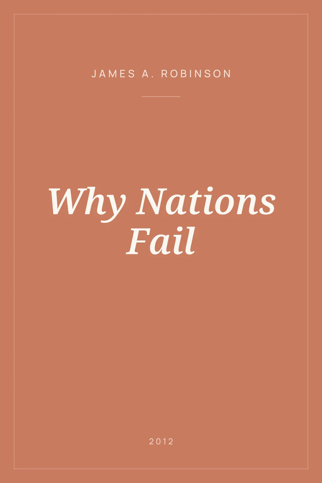 Portada de Why Nations Fail