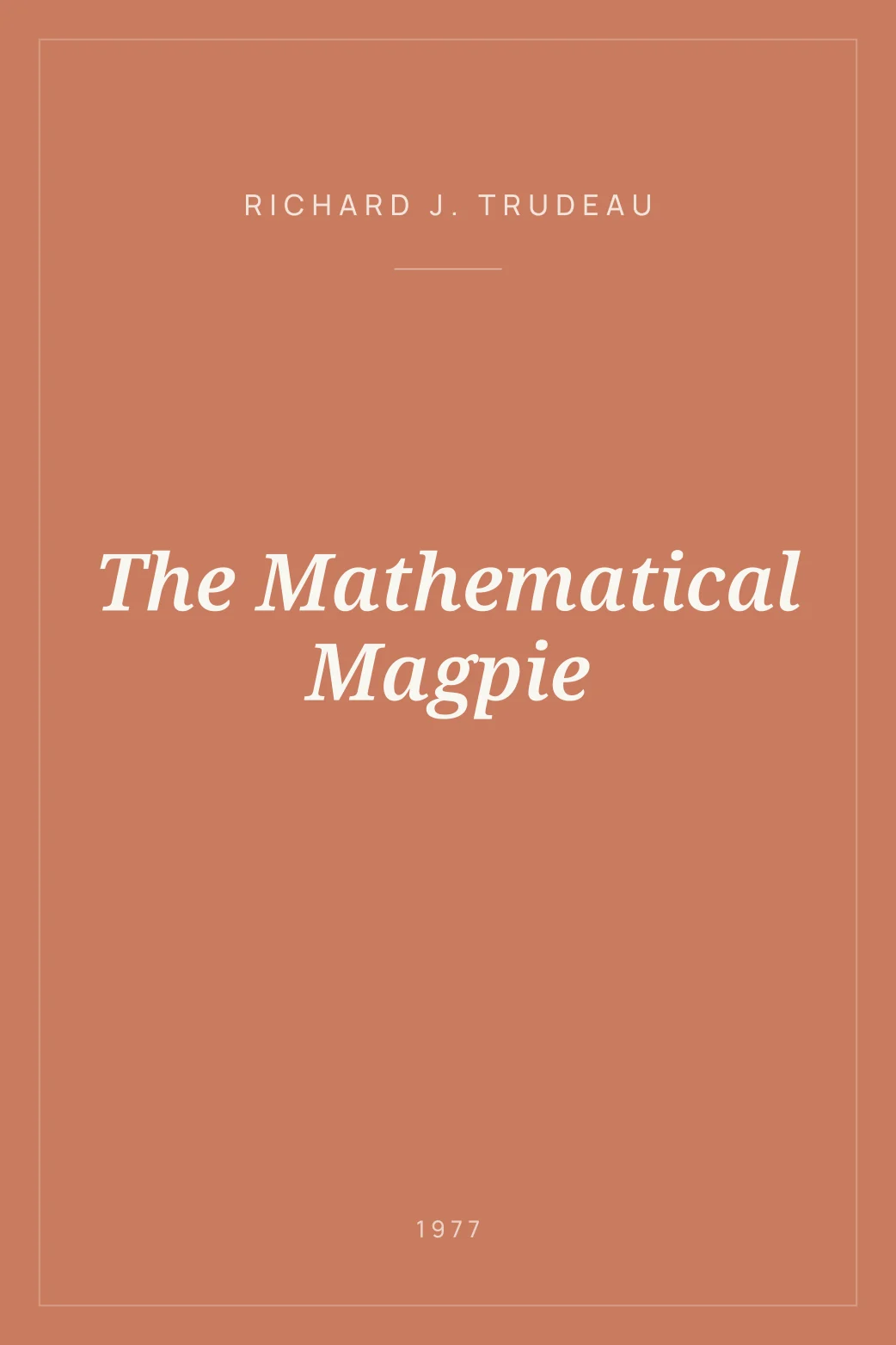 Portada de The Mathematical Magpie